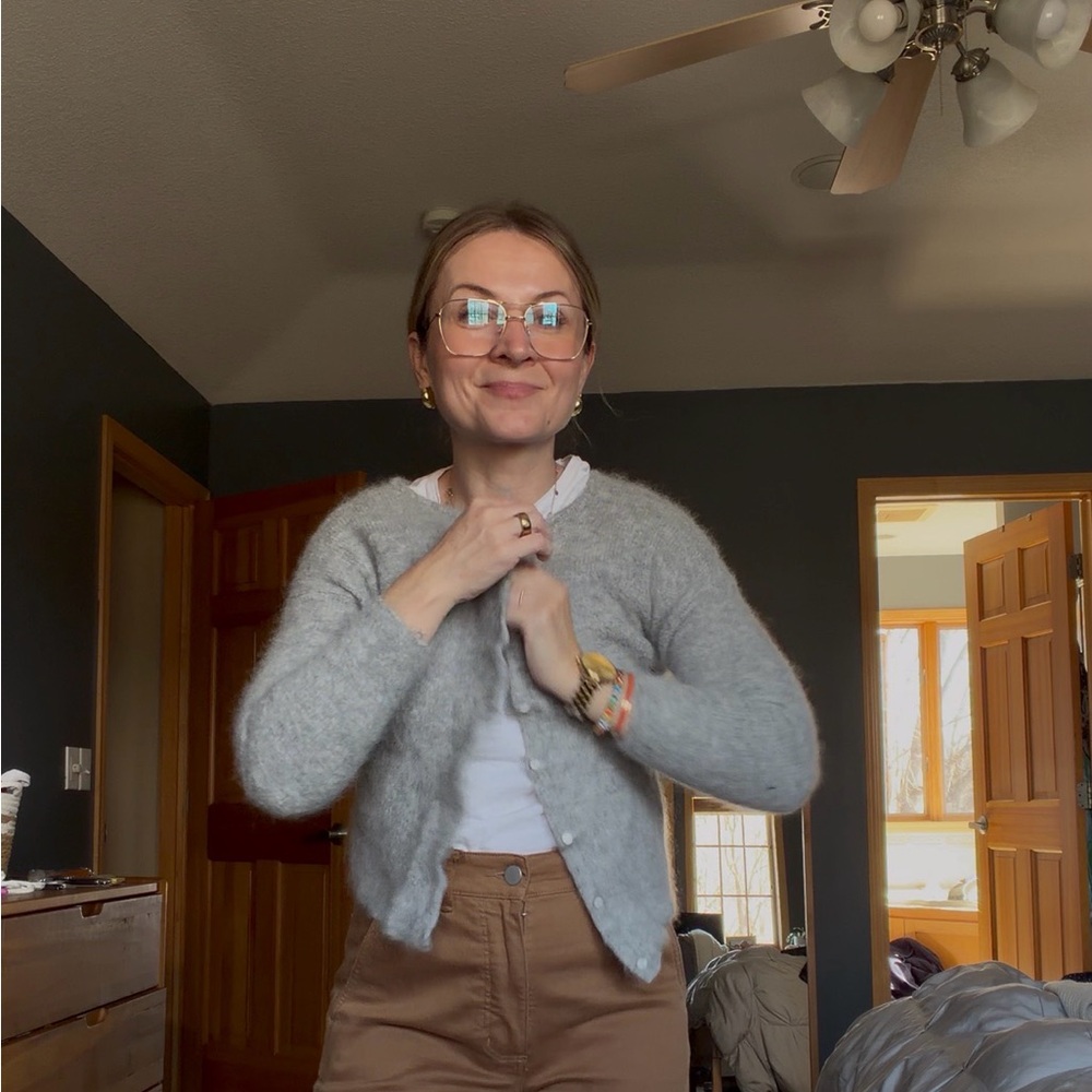 Sézane cardigan (SHRUNK)
